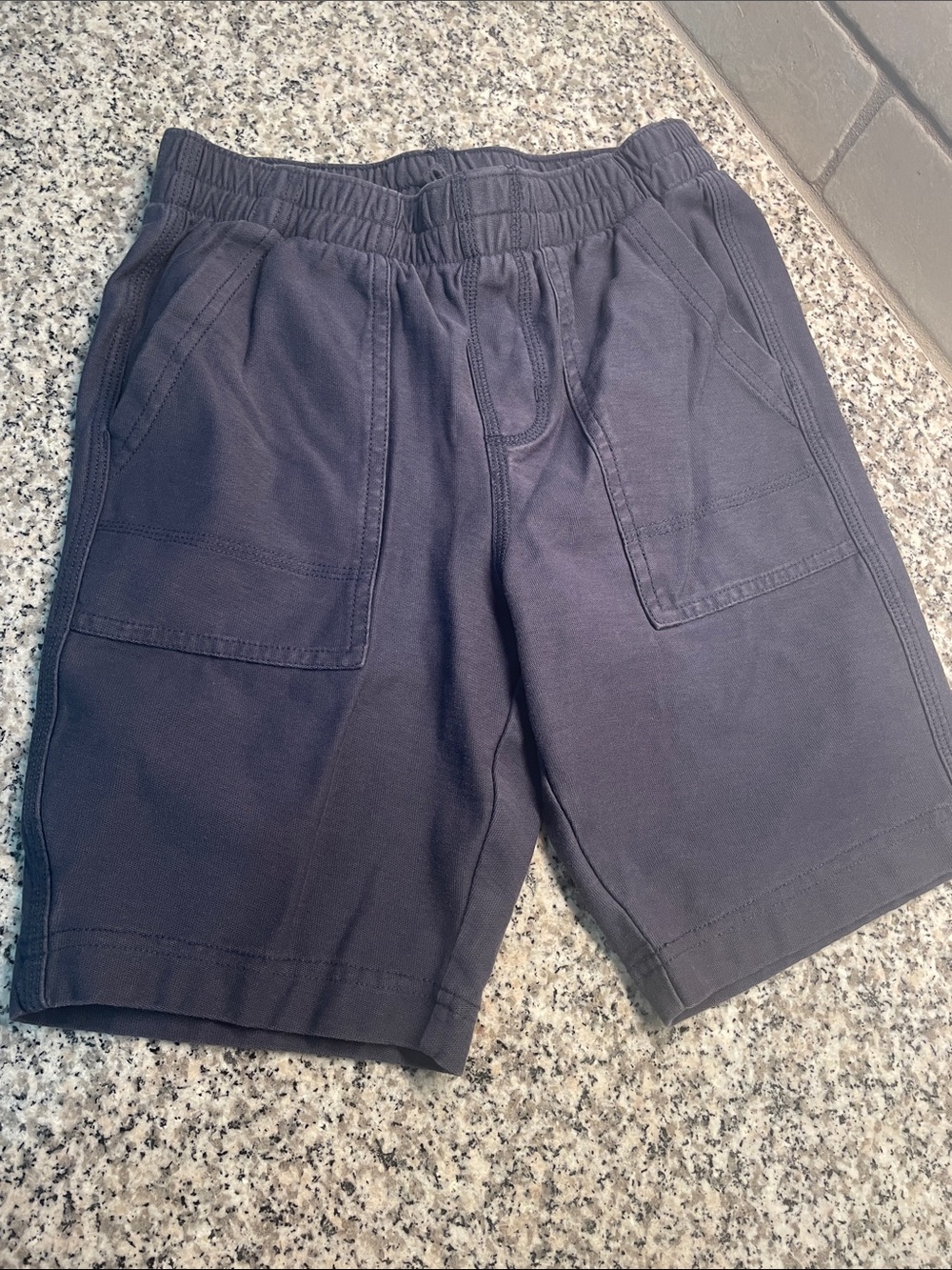 Tea Collection Boys Navy Patch Pocket Shorts